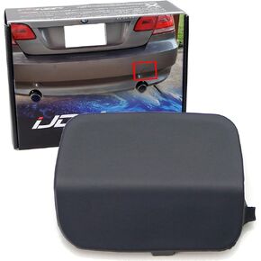 iJDMTOY Rear Bumper Tow Hook Cap Cover Replacement Compatible With 2007-2010 Pre-LCI BMW E92 3 Series Coupe 328i 335i M3, etc