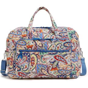 Vera Bradley Women's Cotton Grand Weekender Travel Bag