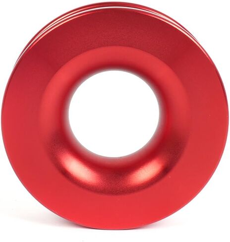 Winch Snatch 66000 LB Recovery Ring with 2 PCS Soft Shackle 1/2" X 22 Inch Winch Rope, for ATV UTV SUV Truck Off-Road Vehicle Recovery Accessories, Red in Kuwait