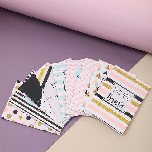 Sherr 72 Pcs Inspirational Notepads You Are Loved Party Favors Mini Motivational Journal Notebook Glitter Lines and Dots Inspiring Small Pocket Notepads Bulk for Students School Supplies Term Gift in Saudi Arabia