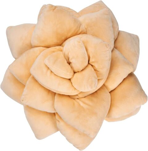 Green Philosophy Co. Plush Leaf Pillow - 3D Accent Succulent Leaf Throw Pillow for Couch Sofa Living Room Home Decor for Plant Lovers, Garden Lovers, Green Thumb Family & Friends in Kuwait