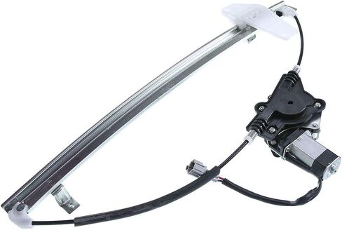 YHTAUTO Rear Power Window Regulator Driver Side with 2-Pin Motor Assembly for Nissan Titan 2004-2015 Crew/Extended Cab, Armada 2005-2015 Sport Utility, Pathfinder Armada 2004 Sport Utility in Saudi Arabia