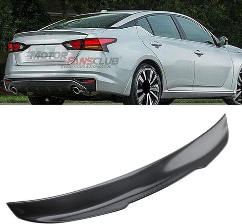 MotorFansClub Rear Spoiler Trunk Wing Fit for Nissan Altima 2013 2014 2015 Sedan Trunk Lid Spoiler (Real Carbon Fiber) in Saudi Arabia