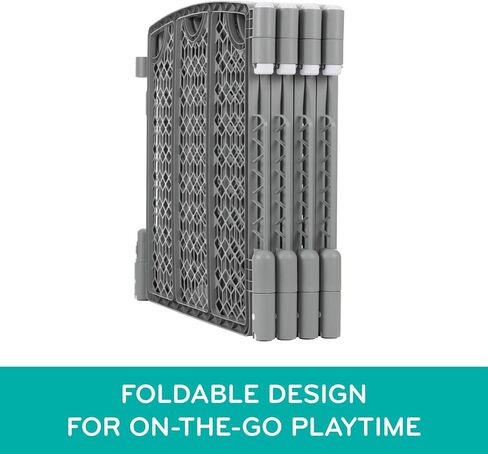Evenflo Versatile Play Space Adjustable Play Area, 6-Panel (Cool Gray) in Saudi Arabia