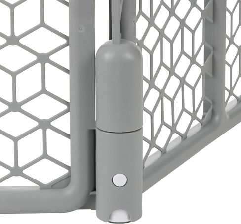 Evenflo Versatile Play Space Adjustable Play Area, 6-Panel (Cool Gray) in Saudi Arabia