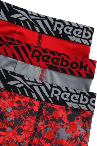 Reebok Boys' Boxer Briefs - 3 Pack Soft Comfort Performance Stretch Boys Underwear - Breathable Boxers for Boys (6-18) in Saudi Arabia