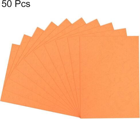 MECCANIXITY 50pcs A4 8.5 x 11 Inch Presentation Binding Covers Letter Size Leather Textured Grain Paper Un-Punched for Business Reports, Deep Green in Saudi Arabia
