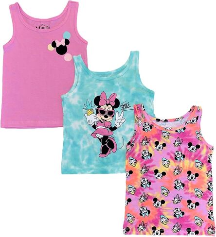 Disney Toddler/Little Girls Princess/Minnie Mouse Mulitple Tee-Shirt & Tanks in Saudi Arabia