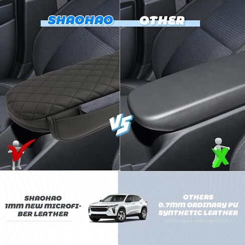 SHAOHAO 2024 2025 Chevy Trax Car Armrest Cover Fit for 2024 2025 Chevy Trax Accessories 2024 2025 Chevy Trax LS/1RS/LT/2RS/ACTIV Center Console Cover Arm Rest Cushion Pad Middle Console Lid Protector in Saudi Arabia