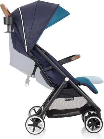 Evenflo GOLD Otto Self-Folding Stroller, Baby Carriage, Lightweight Compact, Gravity Fold, Automatic, Fits Infant Car Seat, Carriages, Light Travel Strollers in Saudi Arabia