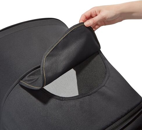 عربة وعربة Larktale Crossover الكل في واحد - تحويل من عربة أطفال واحدة إلى عربة سحب بمقعدين مع مظلة - بايرون بلاك in Kuwait