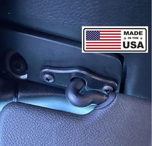 The Original TACCOM Compatible Heavy Duty Aluminum Sun Visor Clips(2) for Jeep 2018 and Newer JK, JL, JT Gladiator and Wrangler in Saudi Arabia