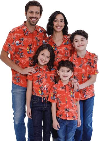 قميص Marvel Spider-Man Hawaiian Matching Family Hawaiian بأزرار سفلية للأطفال الصغار والكبار in Saudi Arabia
