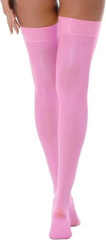 Men's Sissy High Over Knee Oil Shiny Stocking, Femboy Thigh High Stockings, for Cross-dressing Exploring your feminine side. in Saudi Arabia