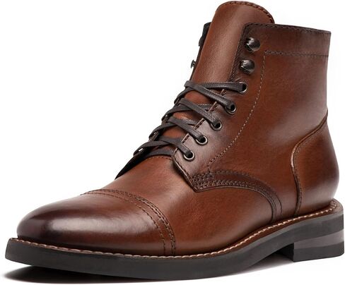 Thursday Boot Company Men's Captain Rugged and Resilient Cap Toe Boot, Brandy, 8 in Saudi Arabia