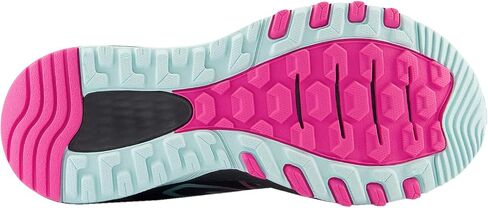 New Balance Women's 410v8 Trail Running Shoe, Black/Bright Cyan/Hi-Pink, 8.5 W in Saudi Arabia