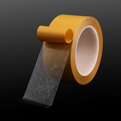 Double Sided Tape Transparent Heavy Duty 2 Inch x 82 Feet Super Thin Two Sided Clear Sticky Tape for Arts & Crafts, Photos, Scrapbook, Woodworking,Carpet Residue Free, Heat Resistant in Saudi Arabia