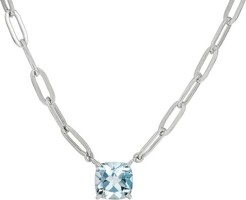 Elegant 18k Yellow Gold-Plated Sterling Silver Paperclip Necklace with 1.42ct in Saudi Arabia