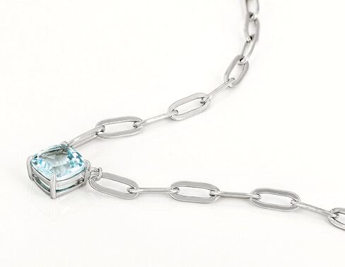 Elegant 18k Yellow Gold-Plated Sterling Silver Paperclip Necklace with 1.42ct in Saudi Arabia