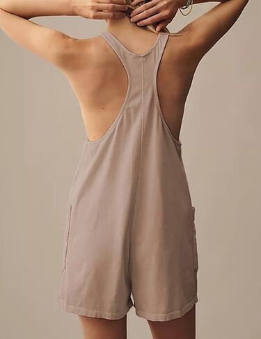 Yeokou المرأة السروال القصير الأمومة عثرة ملابس الشاطئ أساسيات بسط Racerback تجريب رياضي قصير حللا جيوب in Kuwait