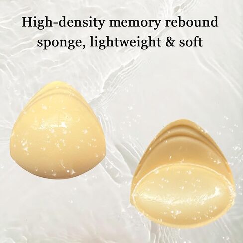 Bra Pads Double Sided Bra Inserts Women's Triangle Croppable Adhesive Breast Lift Bra Pad for Swimsuit Bikini Dress in Saudi Arabia