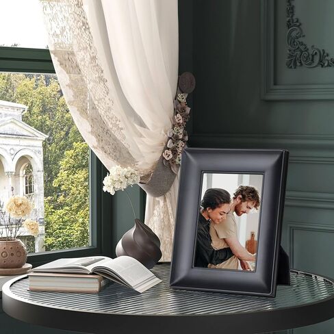 Fun Memories 5x7 Metal Picture Frame, Wide Picture Frames with Tempered Real Glass, Decorative Modern Photo Frame for Wall & Tabletop Display, Bronze in Saudi Arabia