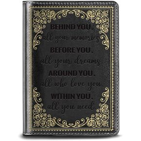 هدية تشجيعية، مجلة جلدية ملهمة، تقدير هدية التخرج، دفتر يوميات مبطن خلفك، كل دفتر ذكرياتك (خلفك - وردي) in Kuwait