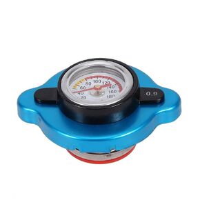 Car Temperature Gauge, Firm Aluminum Alloy and ABS Coolant Temp Gauge Intelligent Digital Gauges for Car Thermometer