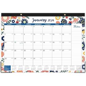 Desk Calendar 2024-2025 - Large Desk Calendar 2024-2025 from July 2024 to December 2025, 22'' x 17'', Calendar 2024-2025 with Thick Paper, Large Ruled Blocks in Kuwait