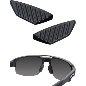 Standard Size Replacement Nose Pads for Oakley Mercenary OO9424 Sunglasses - Black