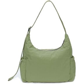 Nylon Hobo Crossbody Bags Larger Shoulder Bag Casual Work Travel Handbags 2024 Trendy with Andjustable Quilted Strap