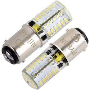 1157 Led Bulb White, Bay15d Led 12V 5W Bulb, Dc10-30V 6000K 800 Lm For Tail/Brake, Backup Light, For Car, Rv, Trailer, Boat, Motorcycle. (Pack Of 2)