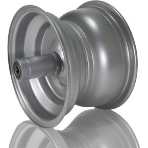 Silver Wheel Rim for Coleman CT200U BT200X CT200UEX 196cc Hisun 200-3 200-7, Axis M200 Mini bike (Rear)
