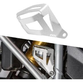 دراجة نارية الفرامل الخلفية مضخة خزان السائل كأس النفط خزان غطاء حماية حامي لسيارات BMW R1200GS R1250GS R 1200 1250 GS ADV GS LC (أسود)