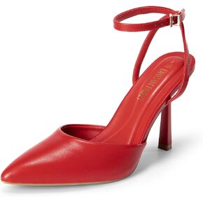 DREAM PAIRS High Heels for Women Closed Pointed Toe Dress Shoes for Women Ankle Strap Stiletto Heel Party Wedding Sexy Pump Shoes