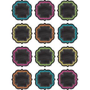 Teacher Created Resources Chalkboard Brights Mini Accents (5620)