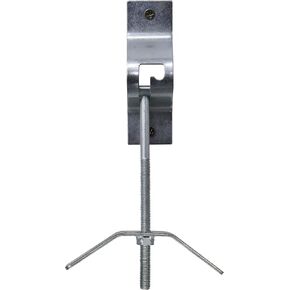 Extreme Max 5001.5839 Minimalist Wall-Mount Spare Tire Holder for Enclosed Trailer, Shop, Truck Bed, Silver