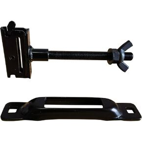 Spare Tire Mount for E-Track System, Fits Enclosed Trailers, Trucks and Garages, Black