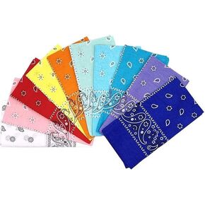 بانداناس جاسكي 100% قطن. 12 حزمة. قد تختلف التشكيلات، 20 بوصة in Kuwait