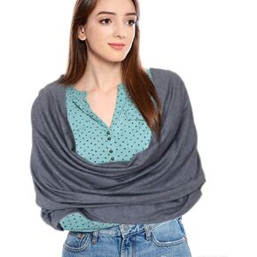 Infinity Travel Scarf Blanket with Hidden Pockets Travel Tube Blanket Perfect for Travel