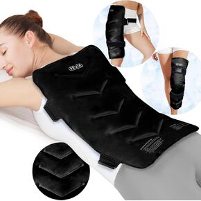 REVIX Extra Large Ice Pack for Back Pain Relief, Gel Ice Packs Reusable for Back, Hip, and Leg Swelling, Bruises, Sprains and Surgery, Full Back Ice Pack wrap with Cold Compression, XXL, 13" x 21"