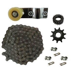 415 Chain Link Heavy Duty and Master Link Chain Tensioner Guide Idler Pulley Roller for 2 Stroke 49cc 60cc 66cc 80cc 100cc Engines Motorized Bicycle Motor Bikes High Power Racing Parts
