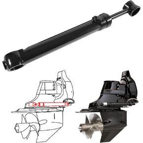 Port Trim Ram Cylinder, Power Trim Replacement for all Mercruiser Bravo I,II, and III,Replace Oem 9B-121-02, 98703A26, 98703A11, 98703A12, 98703A17, 18-2424, 26470, 8M0132609, 8M0108279.