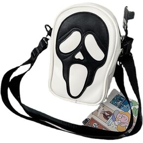 Lovely Ghost Face Purse,PU Ladies Handbag Scream Purse scream ghost face bag