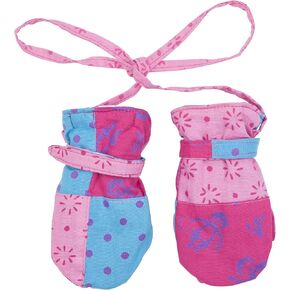 SHU-SHI Kids Winter Gloves with String Warm Fleece Cotton Mittens for Toddler Babies