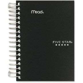 Mead Fat Lil Five Star Notebook - 200 Page - 4" x 5.50" - 1 Each
