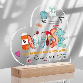 Christian Gift Christian Bible Verses Decor Positive Quotes Inspirational Gift Scripture Heart Shaped Acrylic Plaque With Wooden Base Renew Their Strength, Religious Gift for Girl Mom Sister Friends