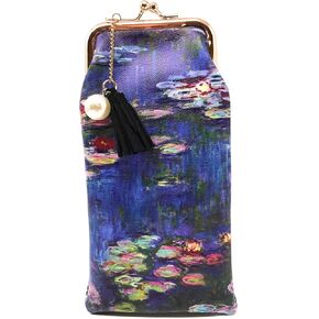 Monet Water Lilies Eyeglass Case Pouch, 7 Inches Long