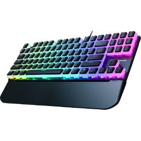 GAMEPOWER Suki TKL Wired Mechanical Gaming Keyboard, Programmable Macros RGB Lighting Customization, Tactile Blue Mechanical Switches Aluminum Base, Magnetic Wrist Support, 87 Keys, Blue Switch in Kuwait