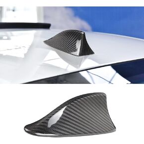 Replacement for Antenna Cover Shark Fin Trim Hood Carbon Fiber Automotive Roof Aerials for BMW F10 F18 F01 F02 F04 (Black)